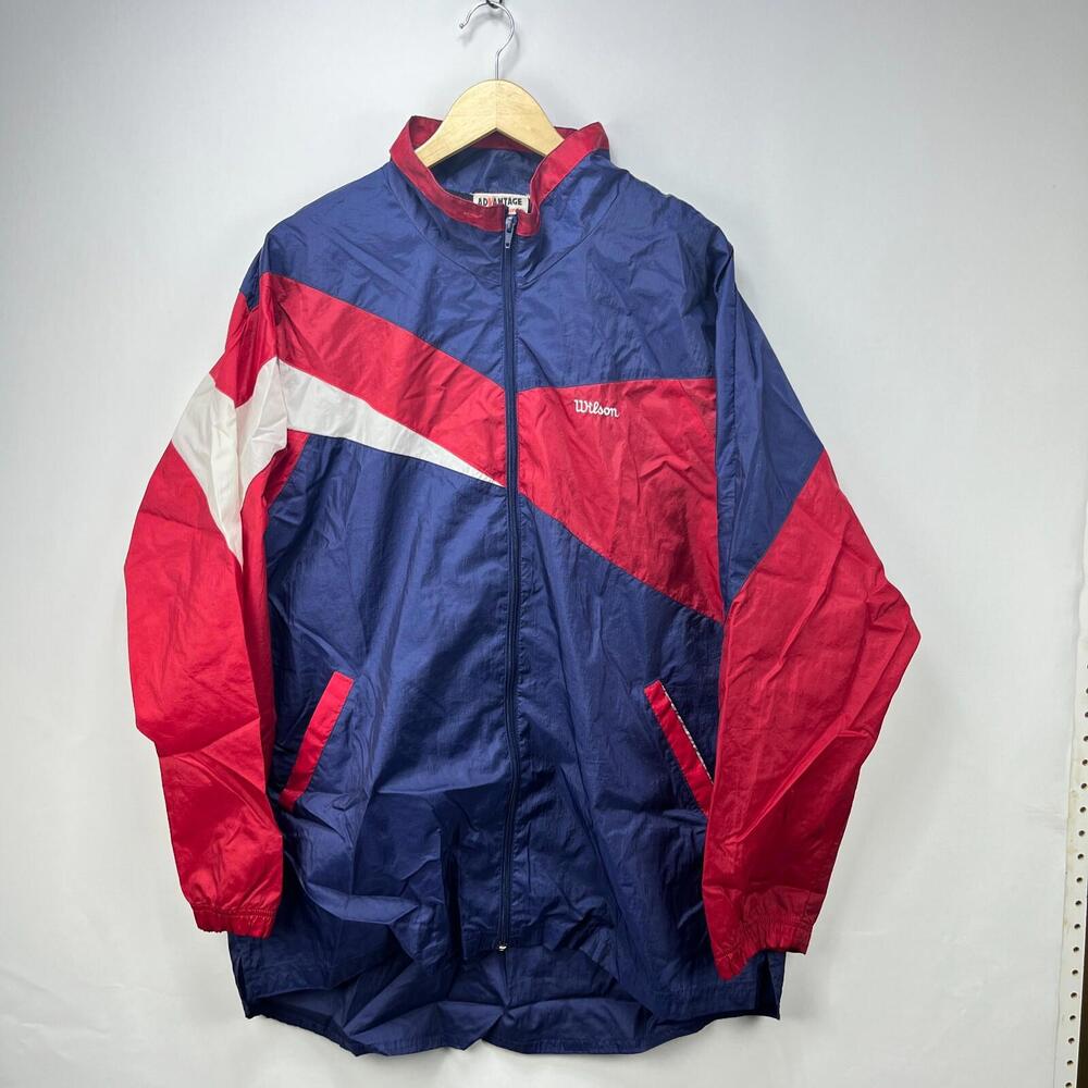 Vintage '90s Wilson Advantage Windbreaker Jacket XL Tennis